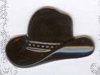 Cowboy Hat Button