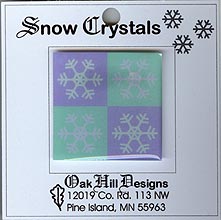 Snow Crystals 1 Pin